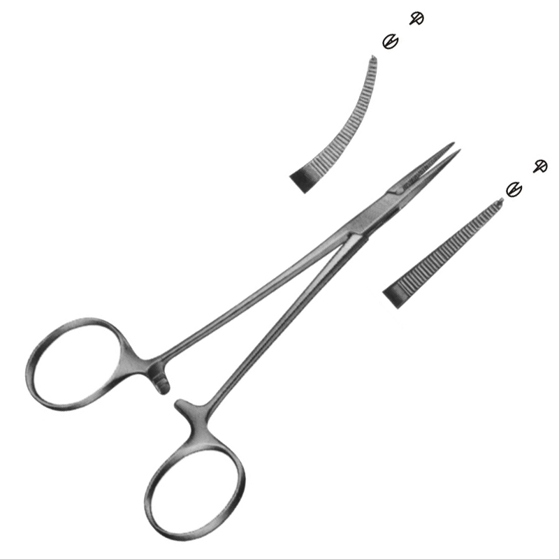 Micro-Halsted Forceps, 1x2, Delicate