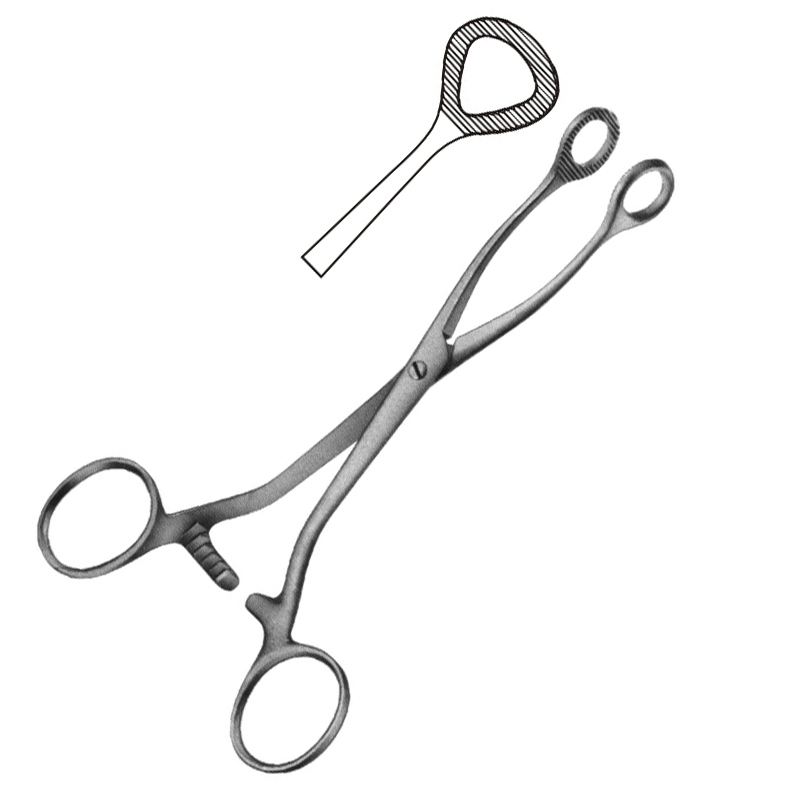 Collin Forceps, Round Shape