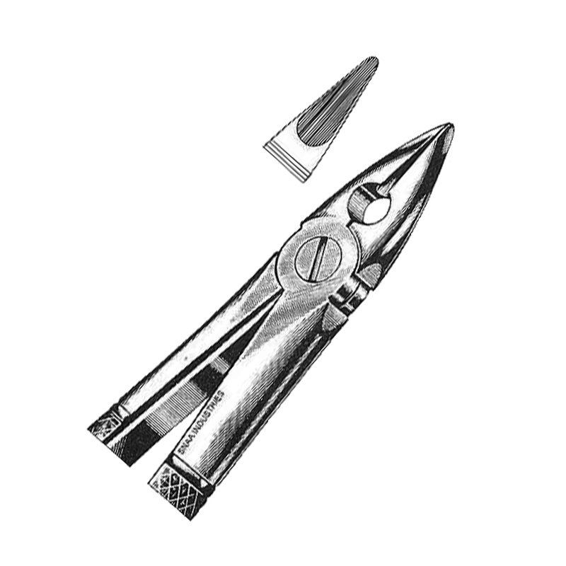 Extracting Forceps English Pattern, Fig. MD 1