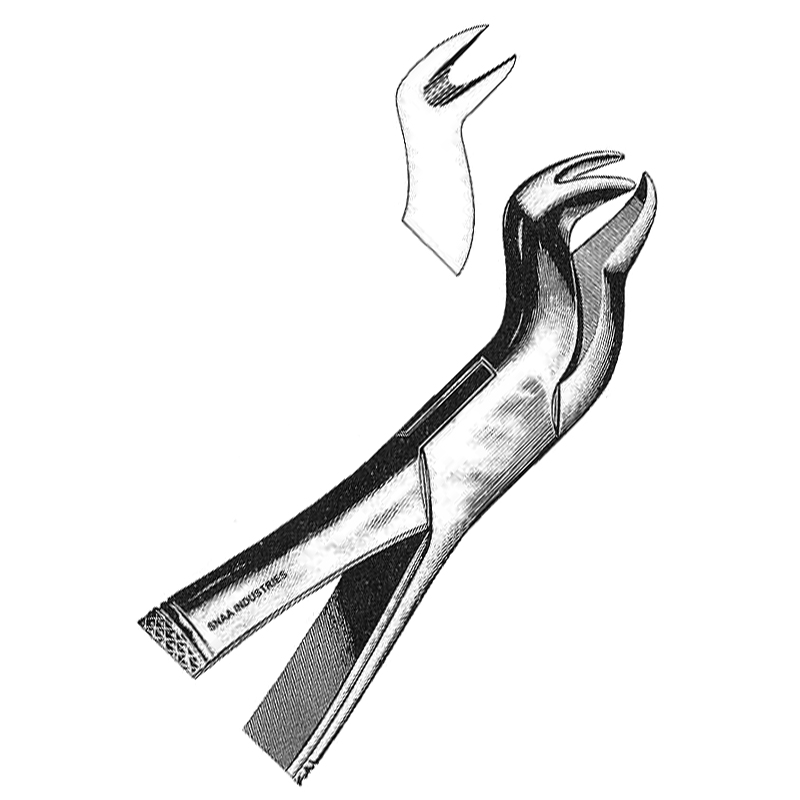 Tooth Extracting Forceps American Pattern fig.88 L