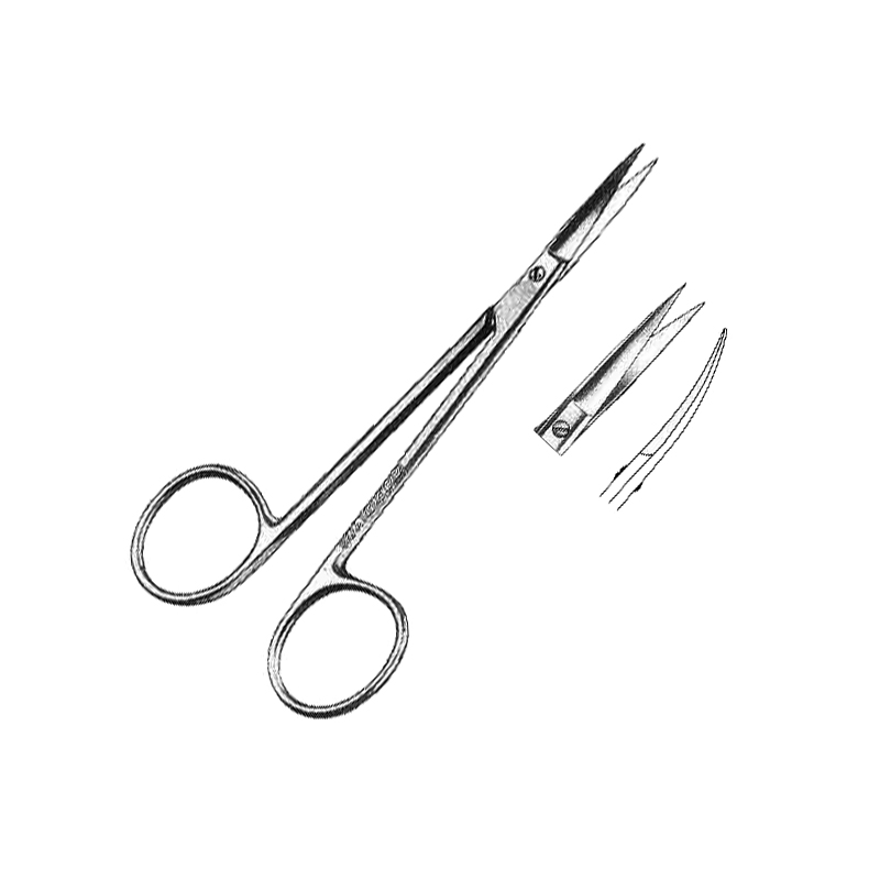 Iris Gum Scissors, Curved
