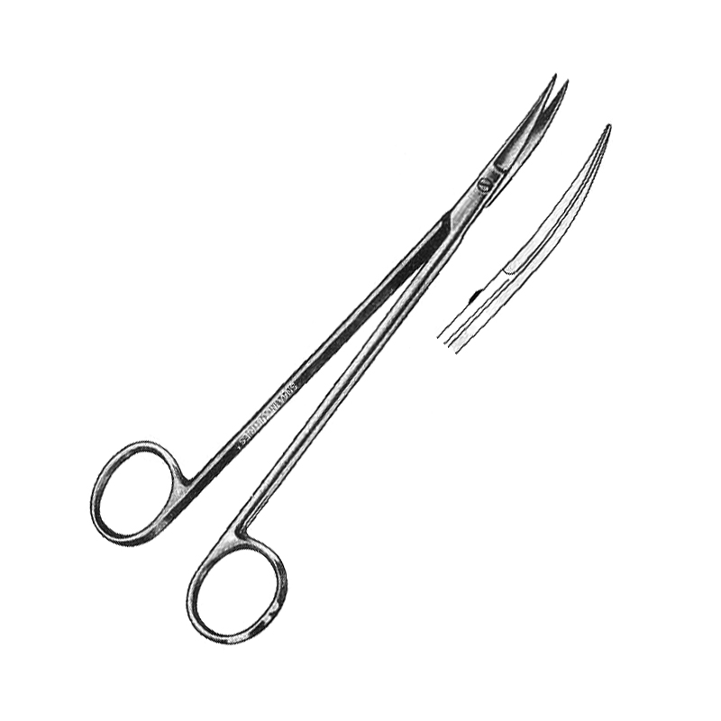 Kelly Gum Scissors, Curved, Fig.2