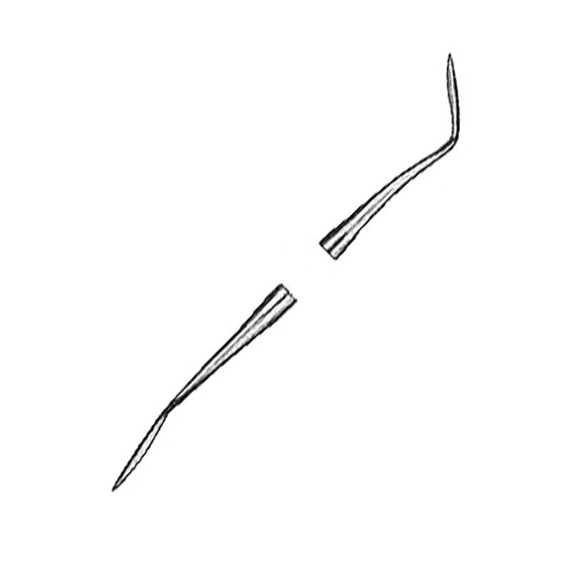 Plastic Filling Instruments Amalgam Carvers Ward fig.1s