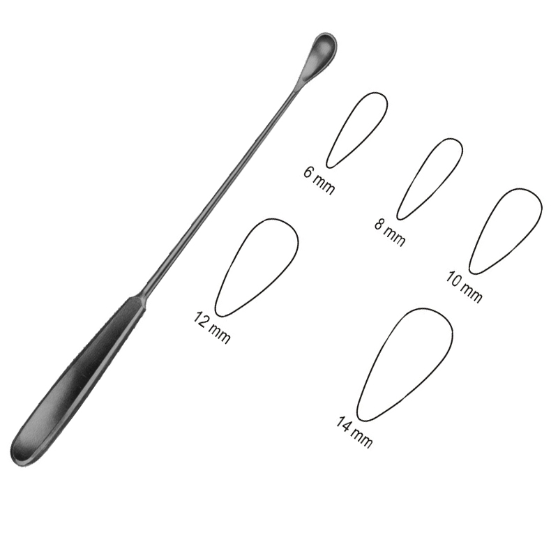 Gourdet Uterine Curette, Blunt